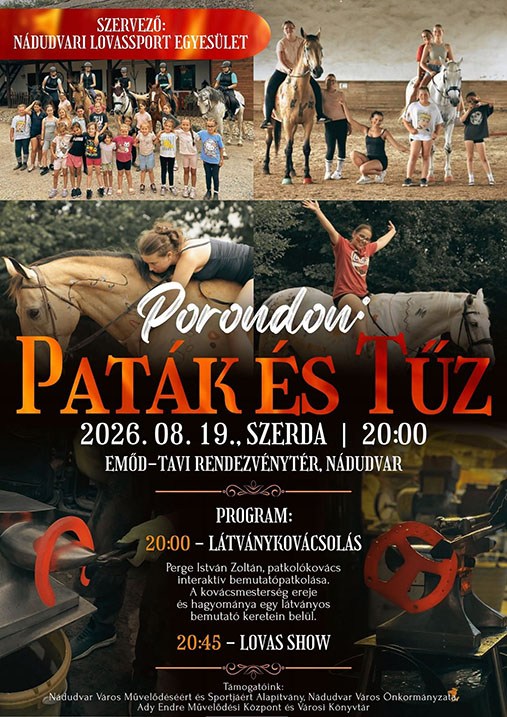 paták és tűz lovas show